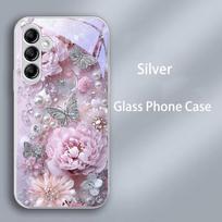 Grūdinto stiklo dėklas Samsung A55 A56 A54 A53 A52 A52S A51 A50 A50S Dėklai Galaxy A34 A33 A32 A42 Kietas PC stiklinis telefono dangtelis For Samsung A32 5G