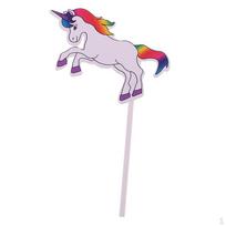 24Pcs Cute Unicorn Cartoon Cupcake Toppers Food Picks For Party Decoration Multicolor