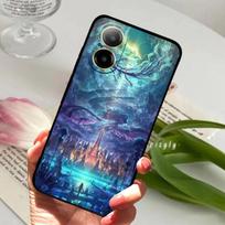 For Realme C67 dėklas gyvūnas Silikoninis Minkštas TPU Galiniai dangteliai For Realme C 67 C67 4G dėklas Apsauginis Catoon Funda RealmeC67 korpusas For Realme C67 4G white
