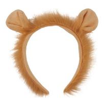 1/3/4 vnt. Liūto kostiumo rinkinys jaunimui, suaugusiems Helovino Cosplay, minkštas pliušinis lankelis, uodega, pirštinės, nosies rinkinys, gyvūnų tema, vakarėlio persirengimo aksesuarai 1pc brown