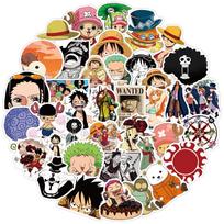 15/50 VNT Nauji ONE PIECE Anime Grafiti Lipdukai Phoe Lagaminas Gitara Lipdukas Nešiojamasis Kompiuteris Riedlentė Automobilis Vandeniui Atsparus Lipdukas Dovana Vaikams 10pcs