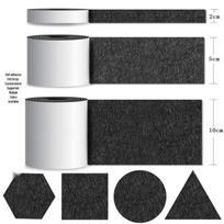 Self-Adhesive Industrial Felt Strip: Anti-Slip, Dust-Removal Wool Tape in Black, White, Gray