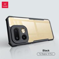Skirta Realme 16 Pro Pro+ dėklas XUNDD dėklas Skaidrus galinis dangtelis Oro pagalvės Smūgiams atsparus buferis Apsauginiai dėklai Skirta Realme 16 Pro Plus For Realme 16 Pro+ juoda