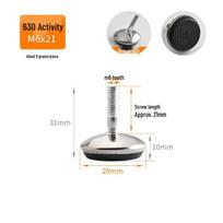 Reguliuojami M8/M6 Baldų Lentynų Kojelių Pagaliukai su 360° Varžtu