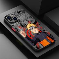 Anime Narutos Šaunus dėklas iPhone 15 Plus 13 Mini XR X 11 16 Pro Max 12 14 Matinis telefono dangtelis iPhone 11