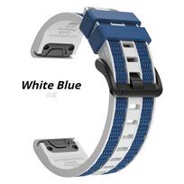 22mm 26mm Quick Fit Strap for Garmin Fenix 8 7 Pro 7S 6X 6 Venu 3 Tactix 7 Breathable silicone bracelet correa Fenix 8 band 47mm QuickFit 22mm balta