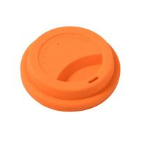 Anti-Dust Silicone Cup Lid 9cm Fresh Cover Cup Lid Replacement Coffee Mug Lids  Glass oranžinė