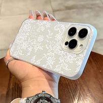 Original Lace Design Phone Case For IPhone 17 Air 16 15 Plus 15 14 13 12 11 15 Pro Max Anti-Drop Cover Fundas iphone 17 Pro