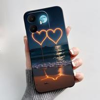 For TCL K70 Case Cute Love Heart Rabbit Black Soft Silicone Protective Back Cover For TCL K70 Power SE TCLK70 4G 5G Phone Case TCL K70 5G