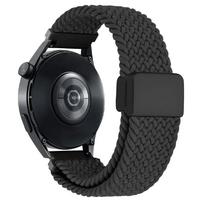 20mm 22mm Nailoninis dirželis Garmin Venu 4 2 3 sq Forerunner 570 265 165 Daugiaspalvis apyrankė AMAZFIT BALANCE2 Sportinė pralaidi orui juosta 1Pcs 20mm juoda