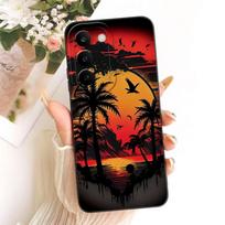 For Realme C83 C100 telefono dėklas Gėlių Ramunėlių Estetika Mėnulio Naktis Kaspinas Raštas Funda Minkštas Matinis Silikoninis Galinis Dangtelis Realme P4 Lite Realme C100 5G