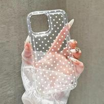 Polka Dots Simple Design Phone Case For iPhone 17 Pro Max 16 15 Pro 14 13 12 11 XR XS 17Air 16 Plus 16E Clear Bumper Cover iPhone 13 Pro