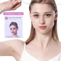 30/42/60 Patches Instant Invisible Face Stickers Neck Eye Double Chin Lift V Shape Tapes Makeup Facelifting Patch Adhesives 30Patches