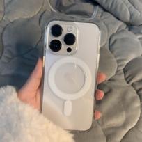 Acrylic Transparent Magnetic Phone Case for iPhone 13 Pro/15 Pro with Boxed Packaging and Premium Feel iPhone 14 Pro