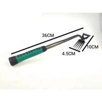 2-in-1 Garden Rake and Weed Puller Shovel Manual Rooting Tool with 5/6/11Tooth Options for Weeding and Gardening Soil Loosening 5 teeth