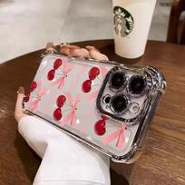 Case For Honor 400 PRO LITE MAGIC 7 X7D X9D X8C X8B X8A X9B X7A X6C X9A X6A X8 X5B X5C Cute Plating Bow Lichee Pattern Cover Honor X7D 5G