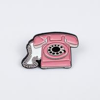 Pink Creative Cassette Player Cartoon Brooch – Alloy Drip Oil Design Badge