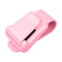 Shock-proof Car Sunglasses Holder Stable Automotive Hanger Multifunction Car Glasses Clip  Visor rožinė