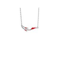 Lucky Carp Women's Zodiac Necklace - Light Luxury Retro Design, Exquisite Clavicle Chain Jewelry Inspired by Chinese Trends