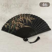 Kinų japoniškas šilkinis lankstomas vėduoklis, medinis kotas, klasikinis šokių vėduoklis, aukštos kokybės kutas, elegantiškas moteriškas vėduoklis, namų dekoracija