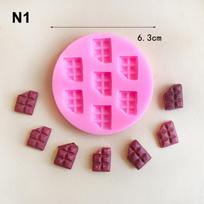 Mini žvaigždutės ir širdelės sausainiai Silikoninės fondanto formelės Saldainių, šokolado, cake pop priedai Keksiukų viršūnės Dekoravimo įrankiai Virtuvė N1