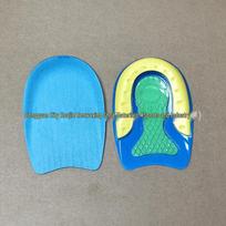 Shock Absorbing Gel Heel Pad: TPE Soft U-Shaped Half-Size Sports Insert, Anti-Slip & Sweat-Absorbing