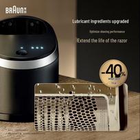 Braun CCR4 skustuvo valymo tirpalo kasetės (4-Paketas) CN kištukas (adapteris įtrauktas)