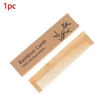 Anti Static Bamboo Massage Comb Hairdressing Hair Care Brush Detangler for Salon and Everyday Home Styling Use A 1PCS