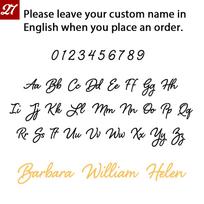Custom Birthstone Name Necklace Personalized Heart Letter Pendant for Women Girls Stainless Steel Jewelry Trend Birthday Gifts 35cm&B27