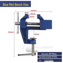 Compact Multi-functional Bench Vise with Flat Nose Pliers for DIY Projects