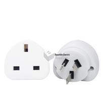 AUS to UK Adapter Plug: Australian to British Standard Converter White
