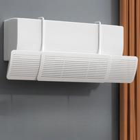 Large Thickened 3-in-1 Retractable Air Conditioner Wind Deflector for Home Use gryna balta spalva