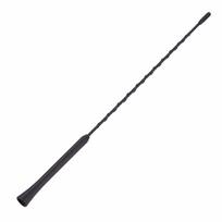 Universalus lankstus automobilio radijo antena su apsauga nuo triukšmo ir bitės geluonies formos 41 CM 16 juoda