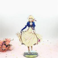 Anime Violetinė Evergarden Skaidri akrilo stovo figūrėlė darbalaukio dekoravimo kolekcija Modelis žaislas Cosplay lėlė 2