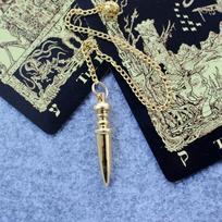 Švytuoklė Reiki Dowsing Gydomoji piramidės pakabukas Čakra Pendulo Chromo amuletas Pendulos Para Radiestesi auksas