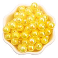 50 vnt. 8 mm perlų imitacijos karoliukai Imitation Pearl AB apvalūs „pasidaryk pats“ palaidi karoliukai, skirti kaklo papuošalui Apyrankės Papuošalai Priedai Rankinis priedai 2