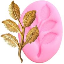 Lapų šakų kraštinė Silikoninės formelės Keksiukų viršus Fondant Tortas Dekoruojantis Polimerinis Molis Papuošalai Saldainiai Šokoladas Gumpaste Formos