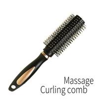 Kirpyklos masažo šukos Flat Comb juoda