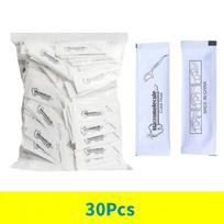 Atskirai sandariai supakuoti švarūs dantų siūlai su kelioniniu dėklu, ypač tvirtu dantų siūlu rinktuvu 30 Pcs
