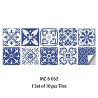 28 stiliai Spalvingos retro plytelės Sienų lipdukai Matinė plėvelė Virtuvės Backsplash Drabužių spinta Namų dekoras Peel Stick Art Sienų lipdukai 10cmX10cmX10pcs