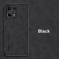 Prabangus PU odinis dėklas, skirtas OPPO Reno 7 4G 8 Pro Plus 7 Lite 7Z 5G Cover Matinis silikono apsauginis telefono dėklas, skirtas OPPO F21 Pro Reno 7 4G juoda