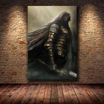 Klasikinis žaidimo paveikslas The Dark Souls 3 Drobės tapyba Plakatų dekoravimas Namų sienų tapyba miegamojo dekoro freska 21x30 No Frame