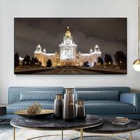 Peizažas Eifelio bokštas Londono tiltas Miesto vaizdas Drobė Tapyba Plakatai ir spaudiniai Sienos Menas Paveikslėliai Kambario namų dekoras be rėmelio 20cm×40cm NoFrame
