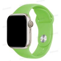 Silikoninis dirželis Apple laikrodžio apyrankei 45mm 44mm 40mm 41mm 42mm 38mm 49mm apyrankė iwatch series 8 7 se 3 4 5 6 Ultra apyrankė 42 44 45 49 mm M-L žalia