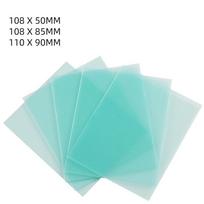 10 vnt. apsauginis plastikinės plokštės dangtelis(PC) suvirinimo kaukės / suvirinimo filtro / suvirinimo šalmo 108X50MM