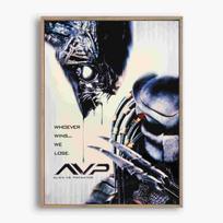 Plėšrūno Žudikas Juodas Filmo Personažo Plakatas Abstraktus Drobės Menas Paveikslas Namų Dekoravimas Berėmis 21cm×30cm NoFrame black