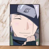 Spausdinti japonų anime Naruto Level 7 Manga Picture Room Home Sienų lipdukų dekoravimo dovana Klasikinė ant drobės 21cm×30cm NoFrame