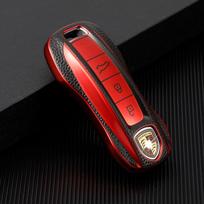 Naujas madingas TPU automobilio rakto dėklas-dangtelis Porsche Panamera Cayenne 971 911 9YA Macan Boxster 3 4 mygtukų berakčio nuotolinio valdymo apsauga raudona