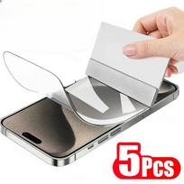 5 vnt. hidrogelinė plėvelė, skirta iPhone 13 12 11 14 15 Pro Max 13 Mini ekrano apsauga, skirta iPhone XS MAX XR X 7 8 6 14 Plus SE, ne stiklinė For iPhone 11