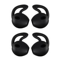 4 vnt. Į ausis įdedamos ausinės, ausinės, ausinių dėklo dangtelis, skirtas „AirPods iPhone 7“ juoda